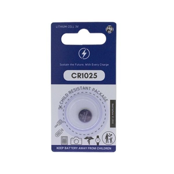 Bateria Relojes Cell Litio C-CR1025 Cell CR-1025 3v Blíster (1) Unidades