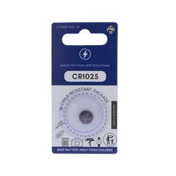 Bateria Relojes Cell Litio C-CR1025 Cell CR-1025 3v Blíster (1) Unidades