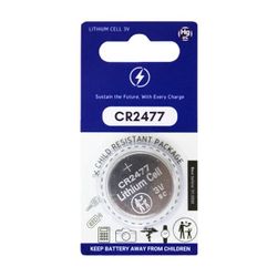Bateria Relojes Cell Litio C-CR2477 Cell CR-2477 3v Blíster (1) Unidades