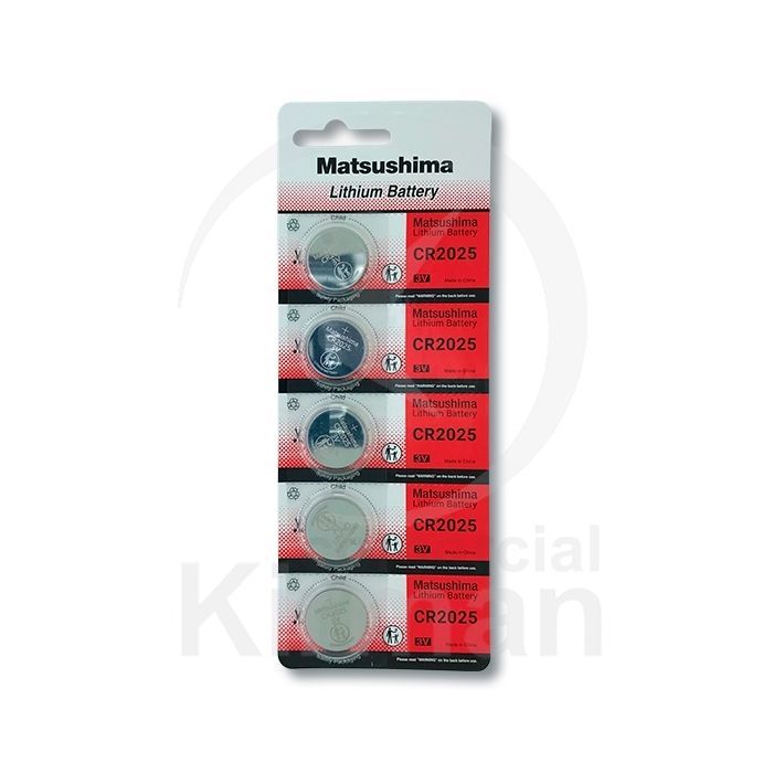 Bateria Relojes Matsushima Litio MAT-CR2025 Matsushima CR2025 3v Blíster (5) Unidades