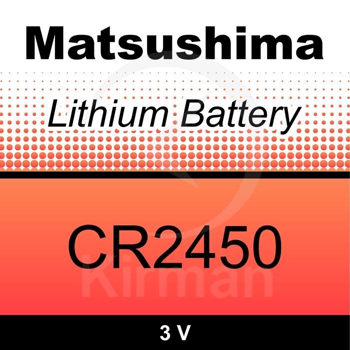 Bateria Relojes Matsushima Litio MAT-CR2450 Matsushima CR 2450 3v Blíster (5) Unidades