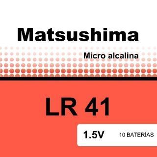 Bateria Relojes Matsushima Micro Alcalina MAT-LR41 Matsushima LR41 1.5v Blíster (10) Unidades
