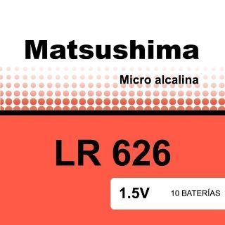 Bateria Relojes Matsushima Micro Alcalina MAT-LR626 Matsushima LR626 1.5v Blíster (10) Unidades