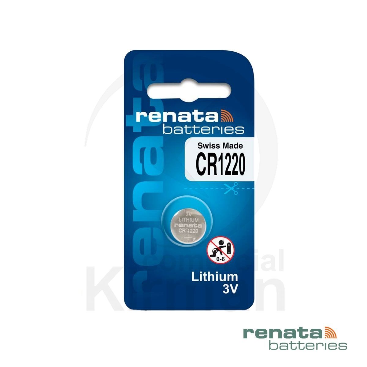 Bateria Relojes Renata Litio RE-CR1220 Renata CR 1220 3v Blíster (1) Unidades
