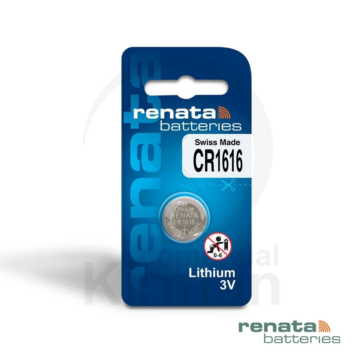 Bateria Relojes Renata Litio RE-CR1616 Renata CR 1616 3v Blíster (1) Unidades