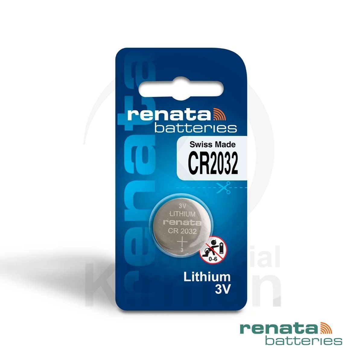 Bateria Relojes Renata Litio RE-CR2032 Renata CR 2032 3v Blíster (1) Unidad