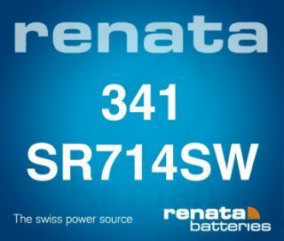 Batería Relojes Renata Oxido De Plata RE-341 Renata SR714SW-(341)