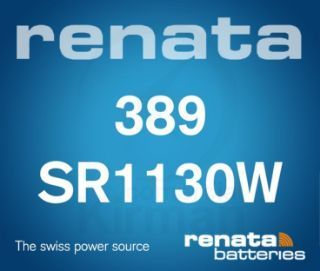 Batería Relojes Renata Oxido De Plata RE-389 Renata SR1130W-(389)