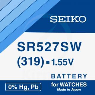 Batería Relojes Seiko Oxido De Plata  SK-319 Seiko SR527SW-(319) 1.55v