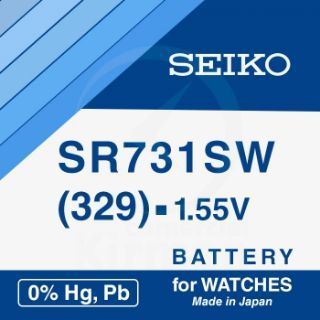 Batería Relojes Seiko Oxido De Plata SK-329 Seiko SR731SW-(329) 1.55v
