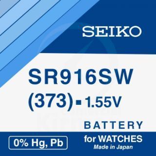 Batería Relojes Seiko Oxido De Plata SK-373 Seiko SR916SW-(373) 1.55v