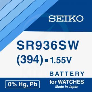 Batería Relojes Seiko Oxido De Plata  SK-394 Seiko SR936SW-(394) 1.55v