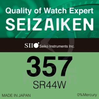 Batería Relojes Seizaiken Oxido De Plata SE-357 Seizaiken SR44W-(357) 1.5v