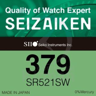 Batería Relojes Seizaiken Oxido De Plata SE-379 Seizaiken SR521SW-(379) 1.5v