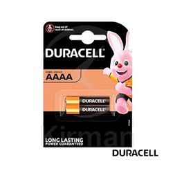 Baterías Duracell Alcalina 42,5x8,3mm DU-LR61 Tipo LR61 AAAA 1.5v Blister (2) Unidades