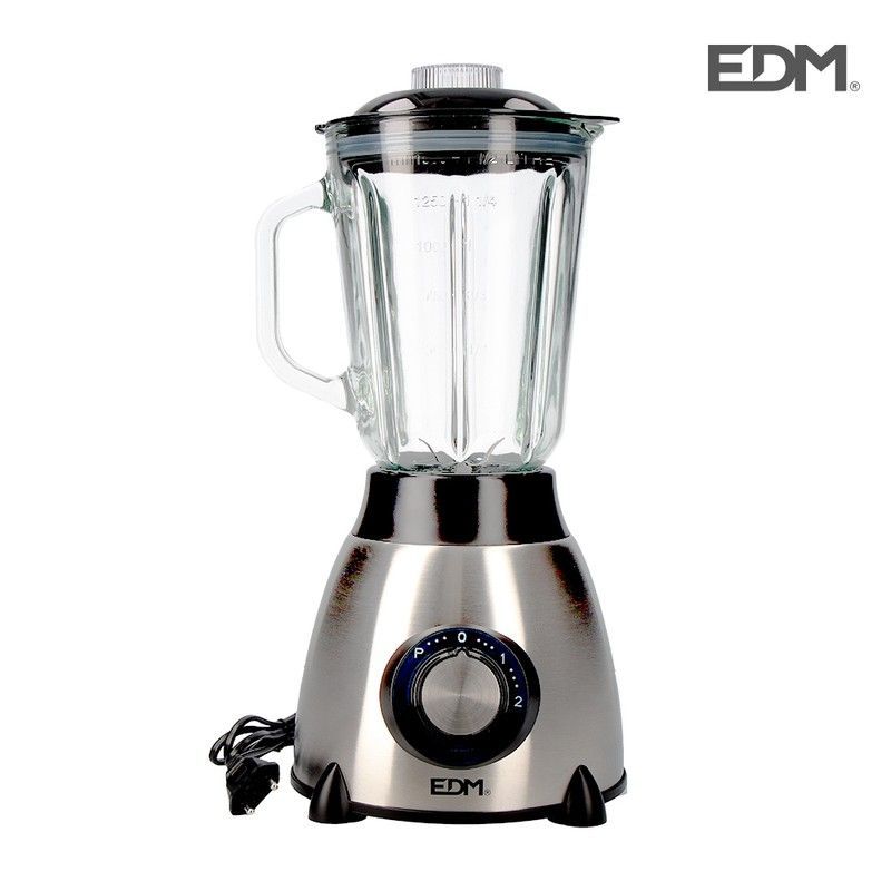Batidora con vaso de cristal - 550w - 1,5 litros - edm