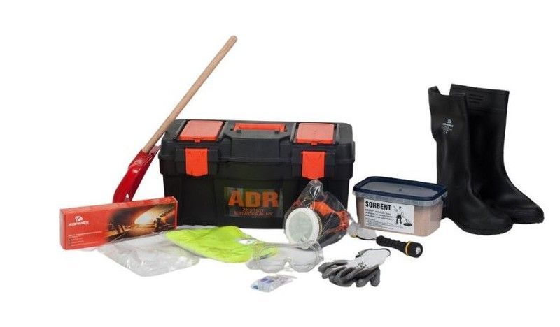 Baúl Adr Kit Mercancías Peligrosas - Con Material Absorbente - ESPECIAL LÍQUIDOS