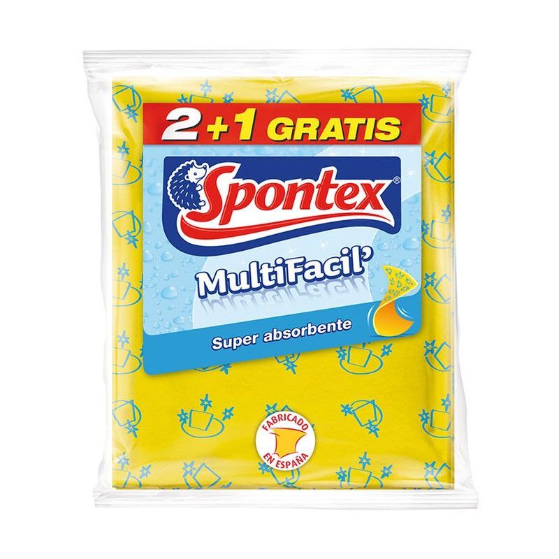 Bayeta Amarilla Spontex Juego 3 Unidades