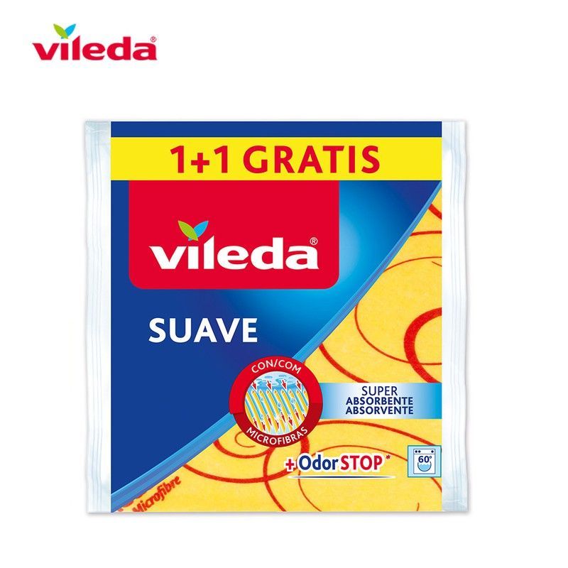 Bayeta amarilla suave 1+1 148936 vileda