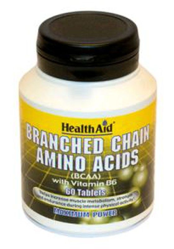 BCAA Aminoacidos Ramificados 60 Comprimidos Health Aid