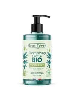 Beau Terra Champu Bio con extractos de Cañamo y Aloe Vera 750ml