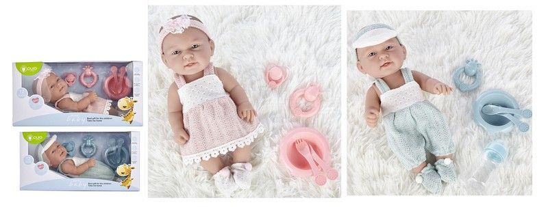Bebe 28cm Rosa o Verde, es sorpresa!