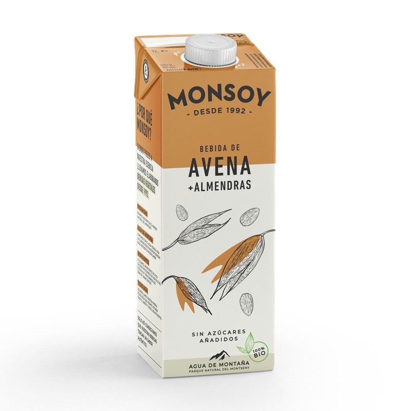 Bebida De Avena+Almendras Bio 1 L