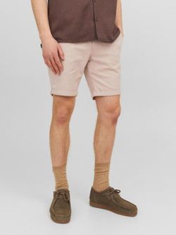 Bermuda 5 bolsillos con micro muestra Jack & Jones Malva