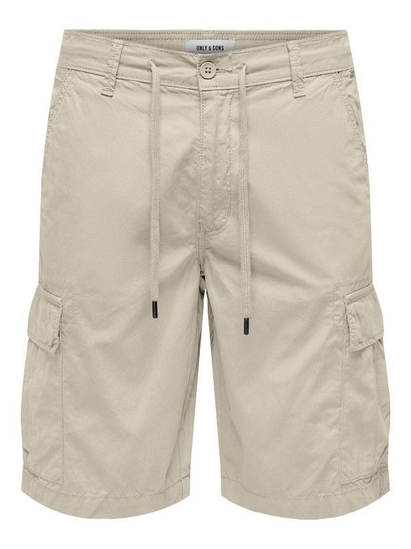 Bermuda cargo con goma y cordón Only & Sons Moonscape