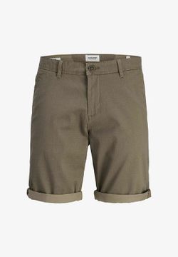 Bermuda de 5 bolsillos con micro diagonal Jack & Jones Beige