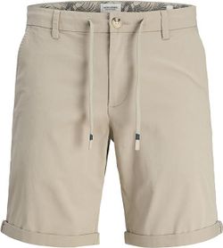 Bermuda lisa elástica Jack & Jones Taupe