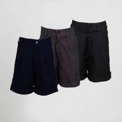 Bermuda Media Goma Y Cremallera