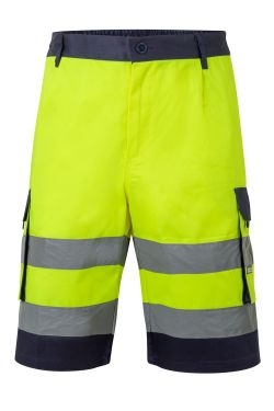 Bermudas bicolor multibolsillos AV