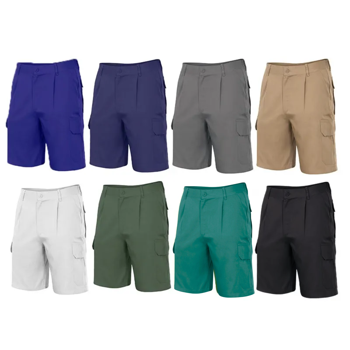 Bermudas multibolsillos de tergal