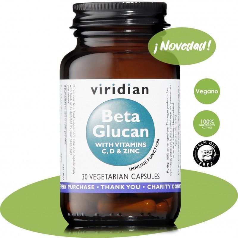 Beta Glucano 250 Mg Plus Vit.C, D &  Zinc 30 Vcaps
