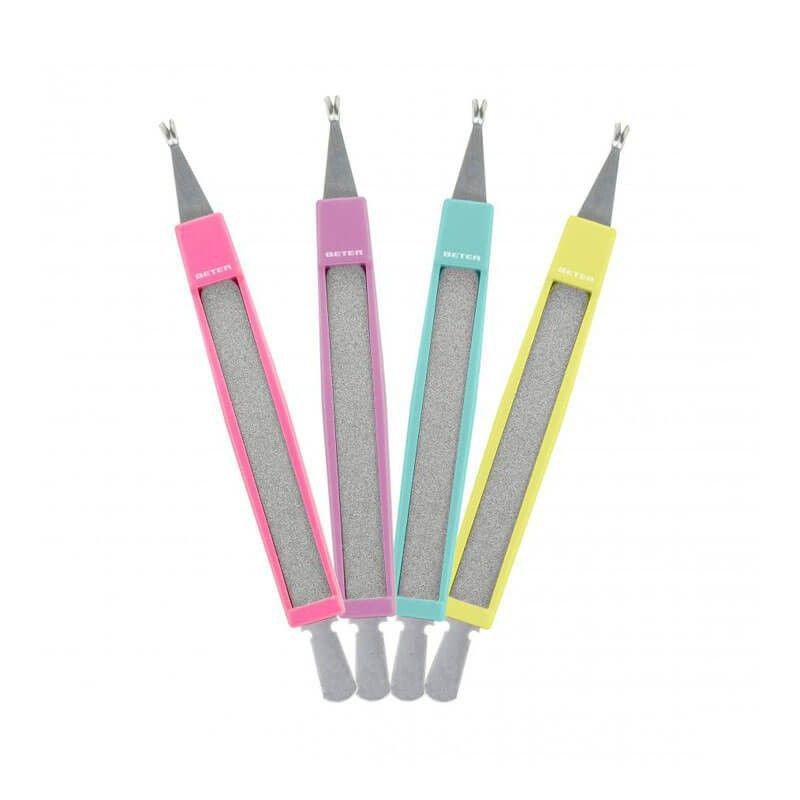 Beter Cortacutículas de Triple Uso con Bajapieles y Lima