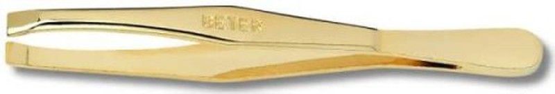 Beter Pinza Depilar Dorada P.Recta 34002