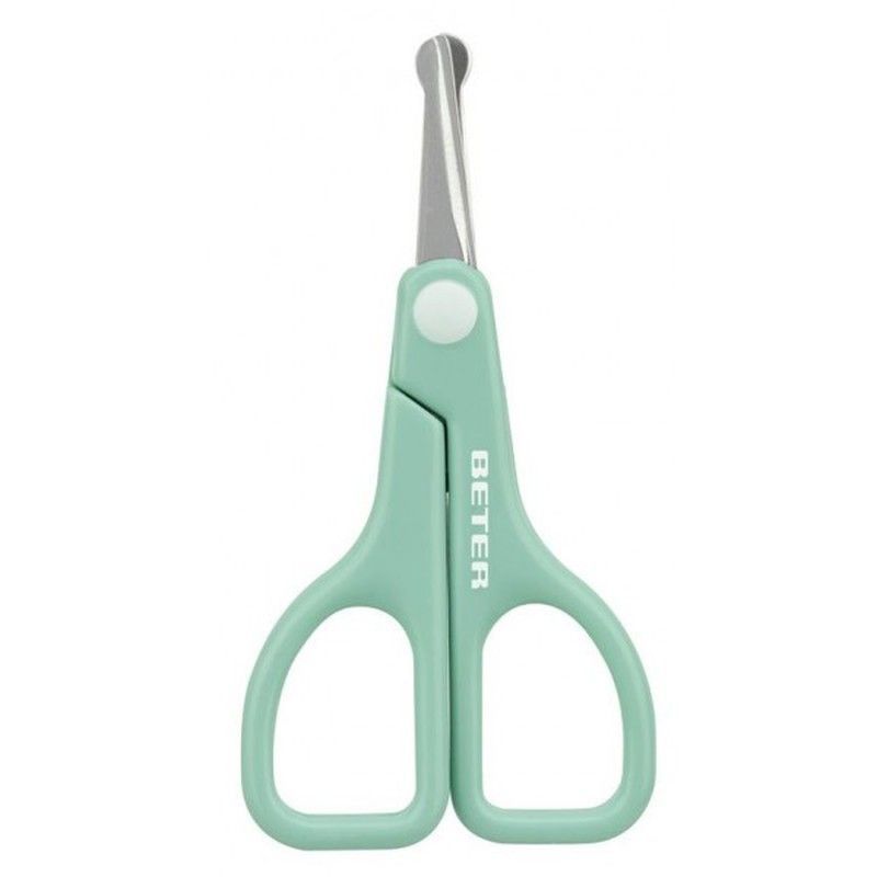 Beter Tijera Especial Puericultura Inoxidable Punta Roma