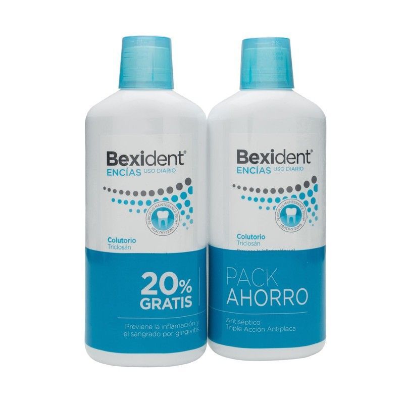 Bexident Colutorio Encias Triclosan 2 x 500 ml