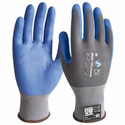 BIATEX, guantes nitrilo azul alimentario y anticalórico