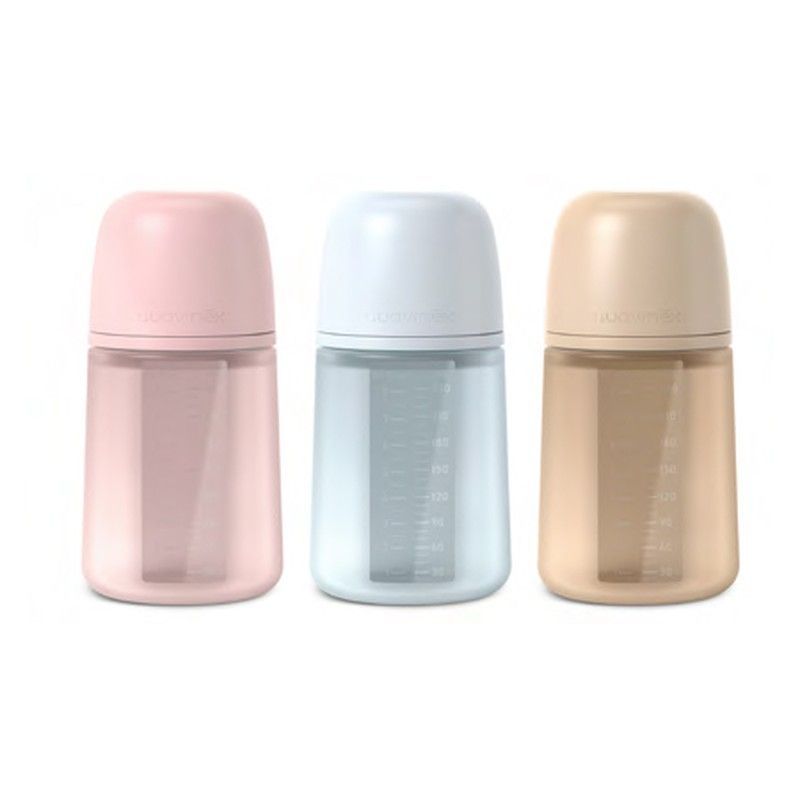 Biberón Con Botella De Silicona Y Tetina Fisiológica Sx Pro +3 Meses Color Soft 240 ml