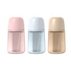 Biberón Con Botella De Silicona Y Tetina Fisiológica Sx Pro +3 Meses Color Soft 240 ml