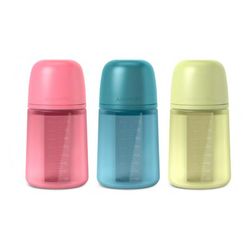 Biberón Con Botella De Silicona Y Tetina Fisiológica Sx Pro +3 Meses Intense Color 240 ml
