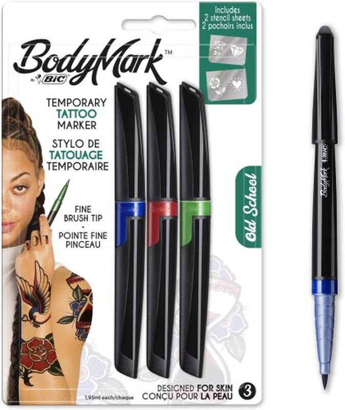 Bic Bodymark Tattoo Temporal B-3+Plantil