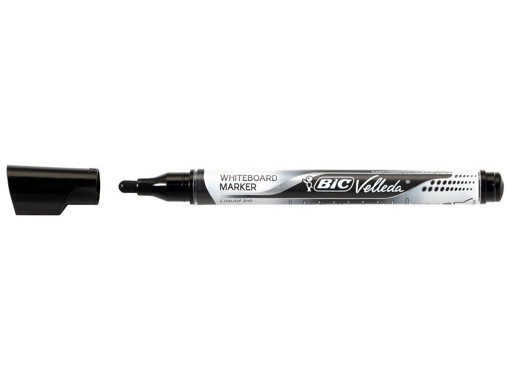 BIC VELLEDA POCKET Marcador pizarra Trazo 2 mm Punta conica Tinta liquida Negro 902088