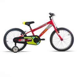 Bicicleta infantil 18" Wenti Junior Rojo Negro