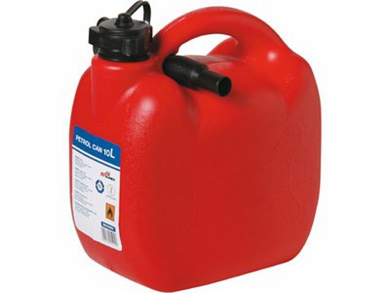 Bidón de gasolina 10 Ltrs. plastico