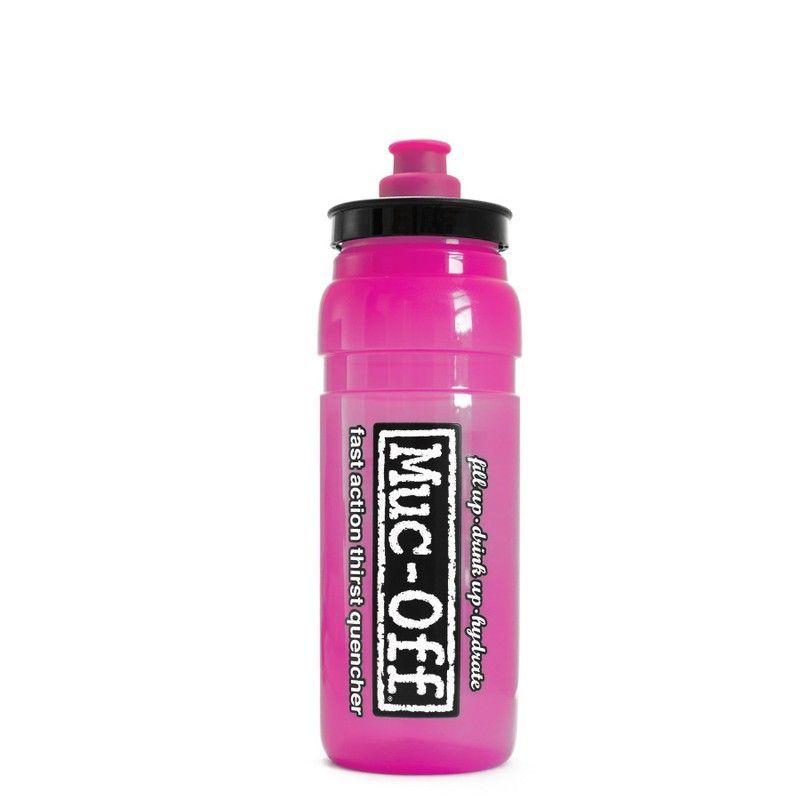 💖🚴‍♀️ Bidón Muc-Off Custom Fly Rosa 750 ml  💧 Hidratación ultraligera con estilo y máximo rendimiento