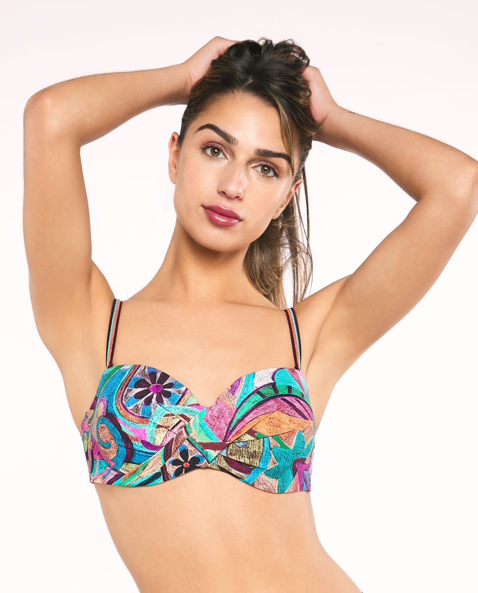 Bikini Red Point Sujetador Bandeu "C" ABBY