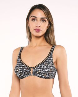 Bikini Red Point Sujetador Top Anilla DEMI